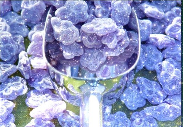 fondant à la violette