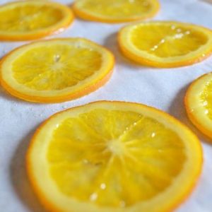 fondants parfumés orange confite